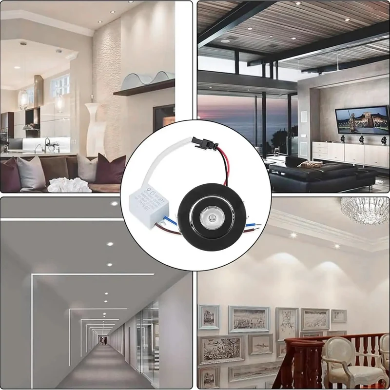 10 Pack 2 Inch Adjustable Gimbal LED Recessed Can Lights Rock Solid Aviation Grade Aluminum Housing Total Breeze Installation Glare Free Flicker Free Clean Glow