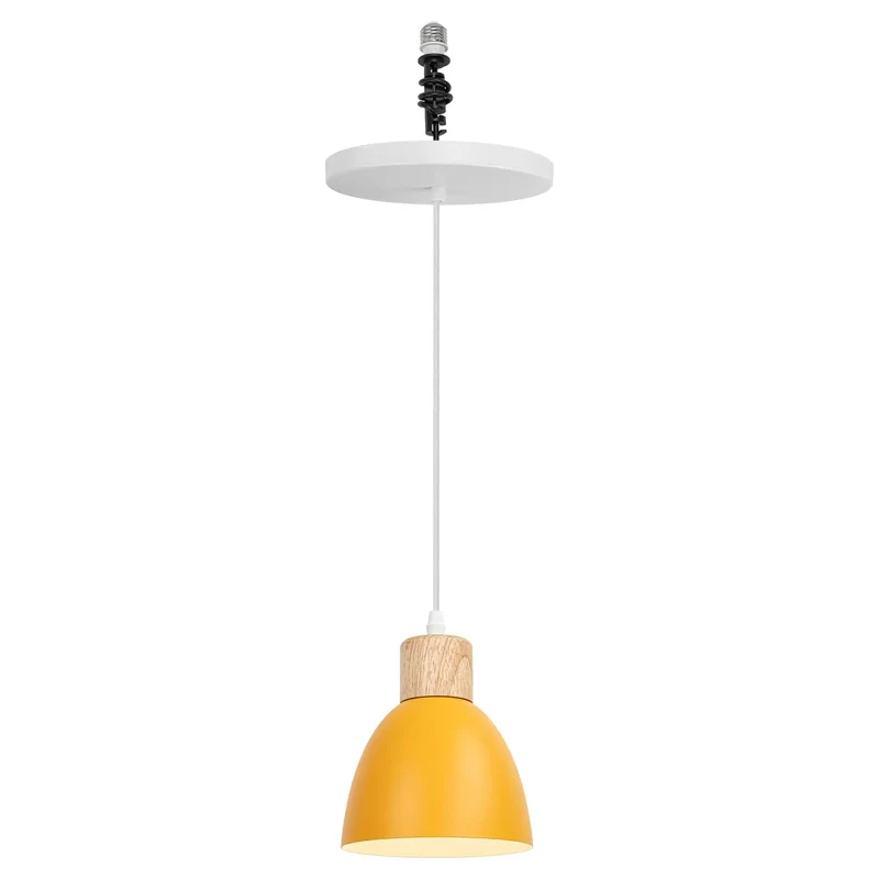 Recessed Light Conversion Kit To Pendant With E26 Screw In Adapter For 4 5 6 Inch Holes Metal Farmhouse Ceiling Fixture Hella Simple Swap Big Time Kitchen Island Upgrade