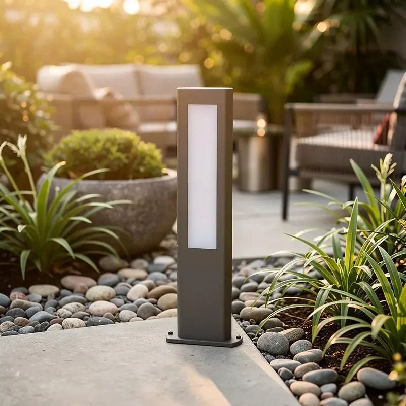Borne LED extérieure NANDA-P - Éclairage jardin 500 lm