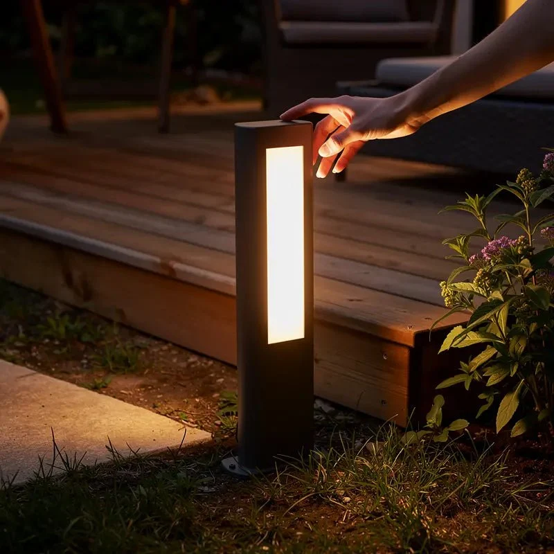 Borne LED extérieure NANDA-P - Éclairage jardin 500 lm