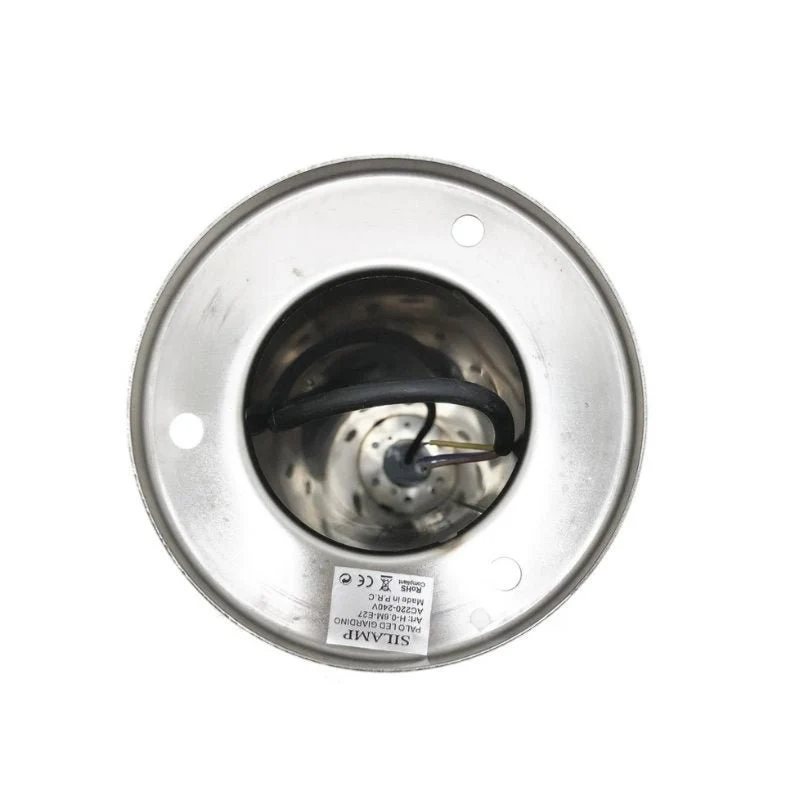Borne Extérieure 60cm 220V IP65 ARGENT pour Ampoule E27 - Pack de 6