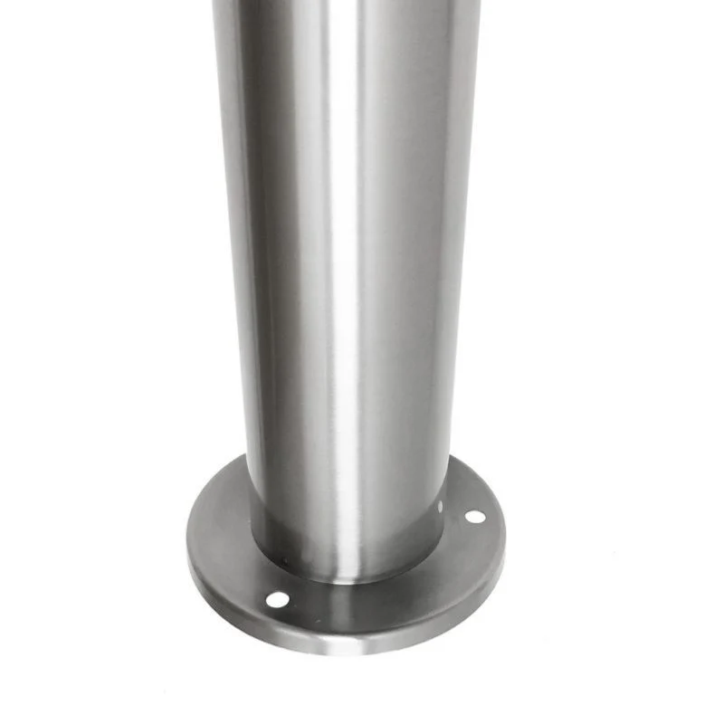 Borne Extérieure 60cm 220V IP65 ARGENT pour Ampoule E27 - Pack de 6