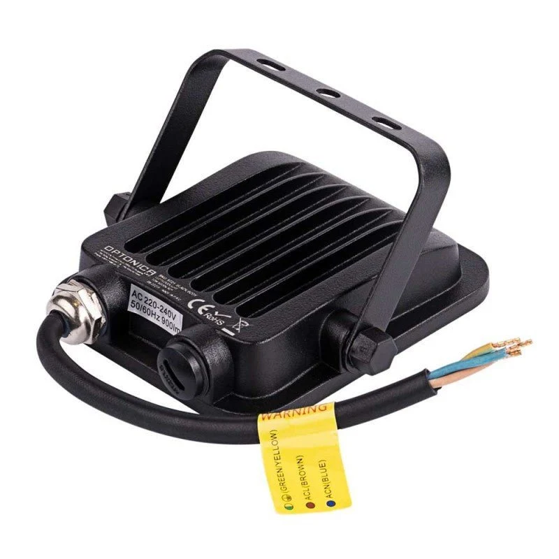 Projecteur LED Extérieur SMD 10W IP65 Noir - Pack de 10