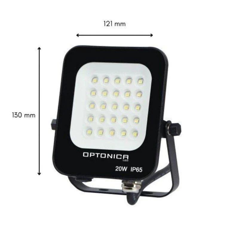 Projecteur LED Extérieur SMD 20W IP65 Noir
