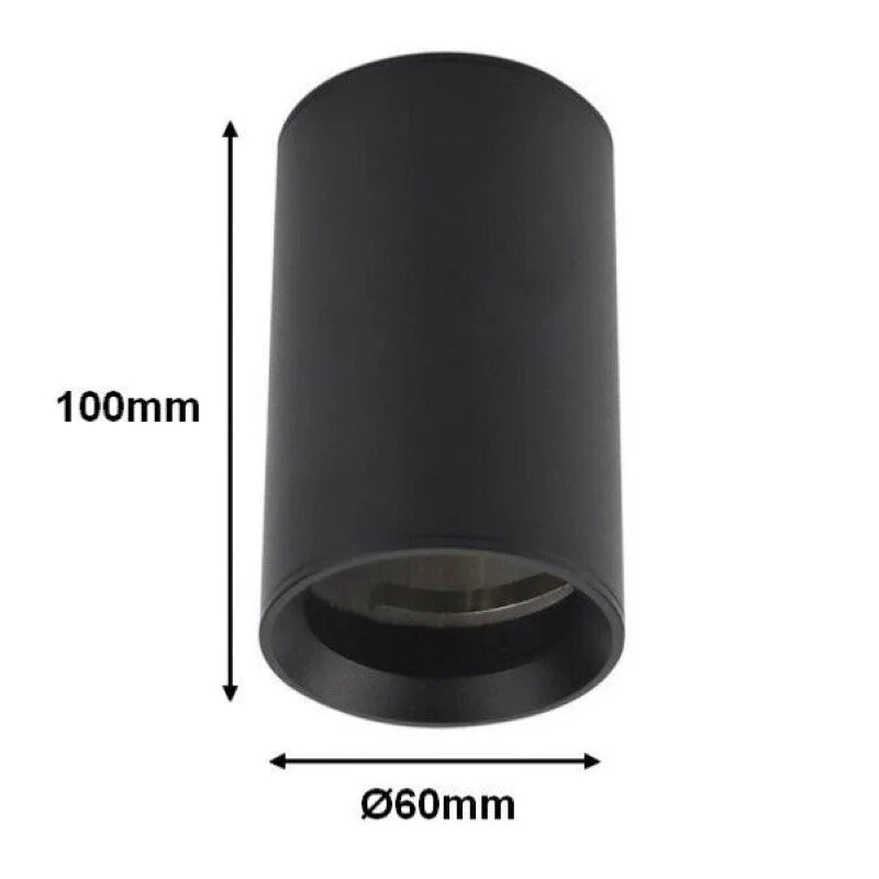 Spot LED en saillie NOIR pour ampoule GU10