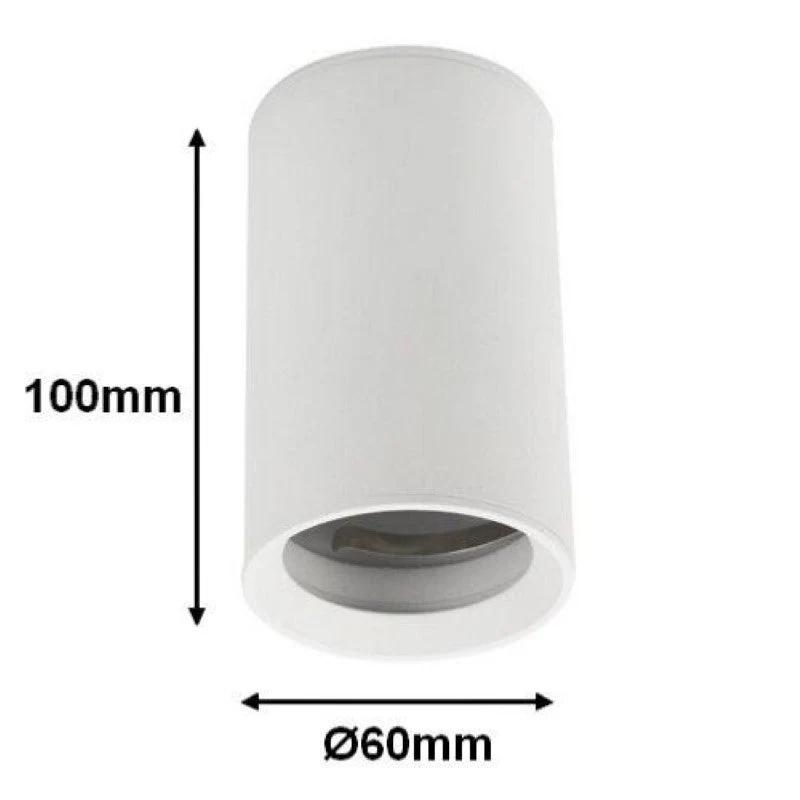 Spot LED en saillie BLANC pour ampoule GU10