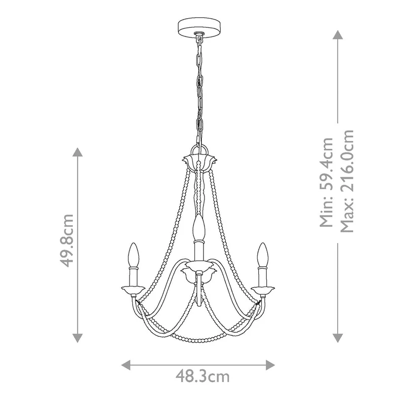 Lustre Déco Blanc