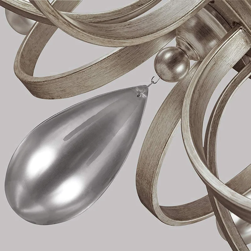 Lustre Traditionnel Argent