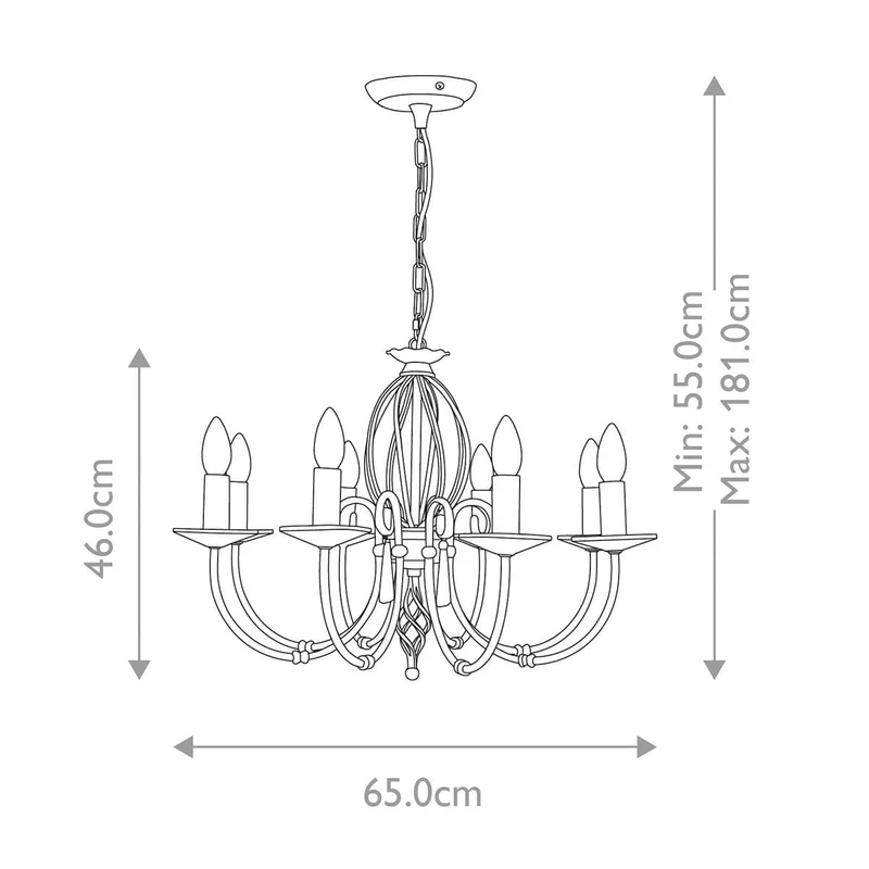 Lustre Classique Nickel