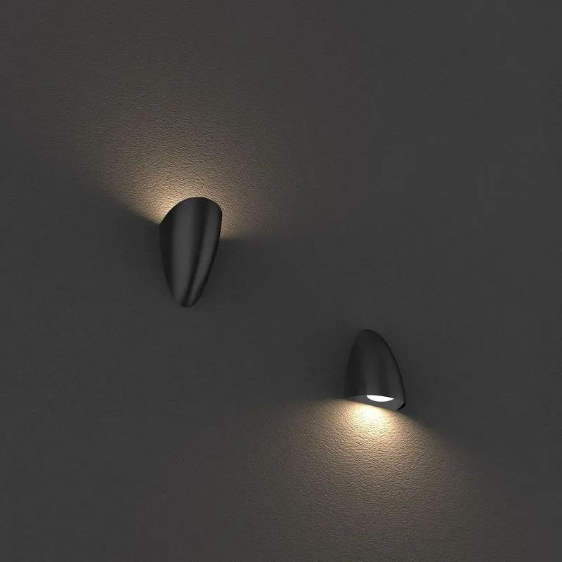 Applique Pour Mur Extérieur LED Noir