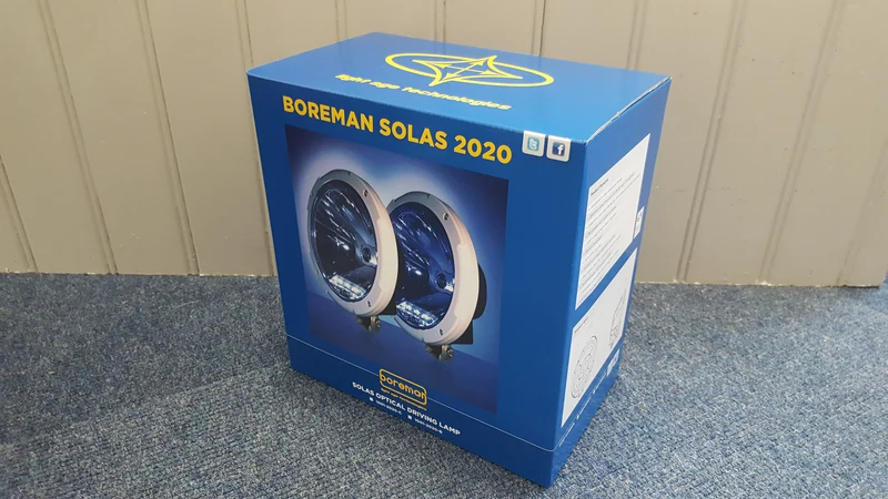 Lampe de conduite ronde avec feu de position LED / Boreman OFFRE !