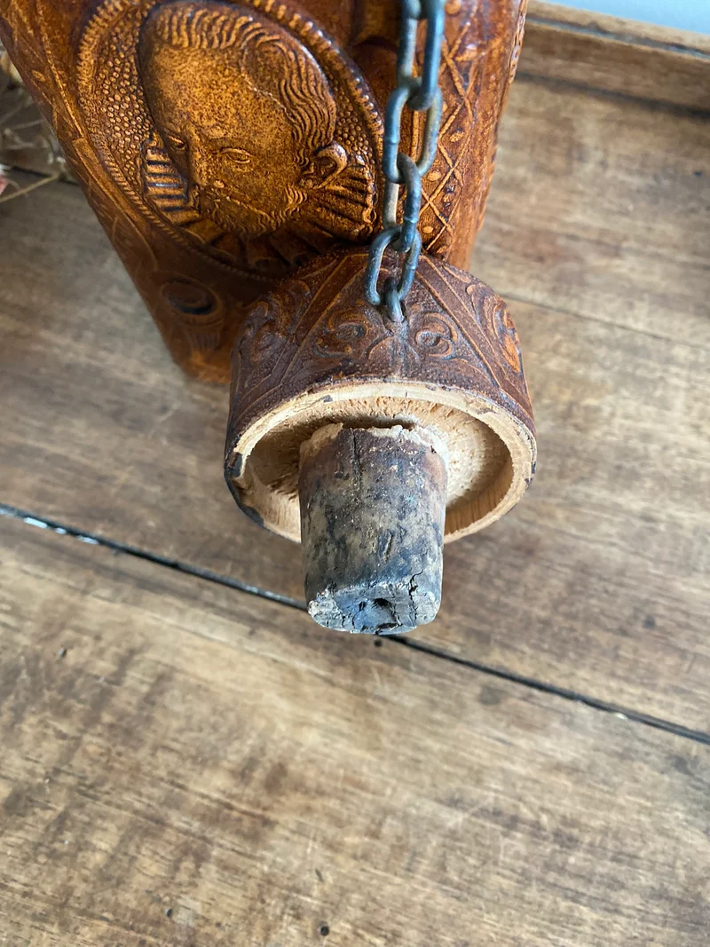 Bouteille de bar made in Spain cuir