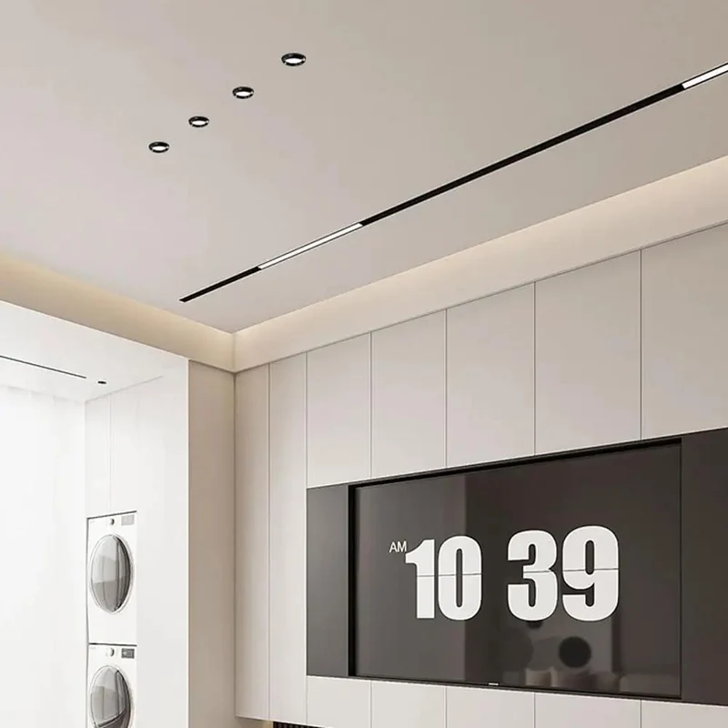 Top Shelf 4.3 Inch Round LED Recessed Downlights With A Sleek Black And Gold Wall Wash Trim, Seven Watt Dimmable Anti Glare Ceiling Lights, Tri Color Temperatures CRI 90 Plus Aluminum Housing No Sweat Easy Install Pack Of Seven
