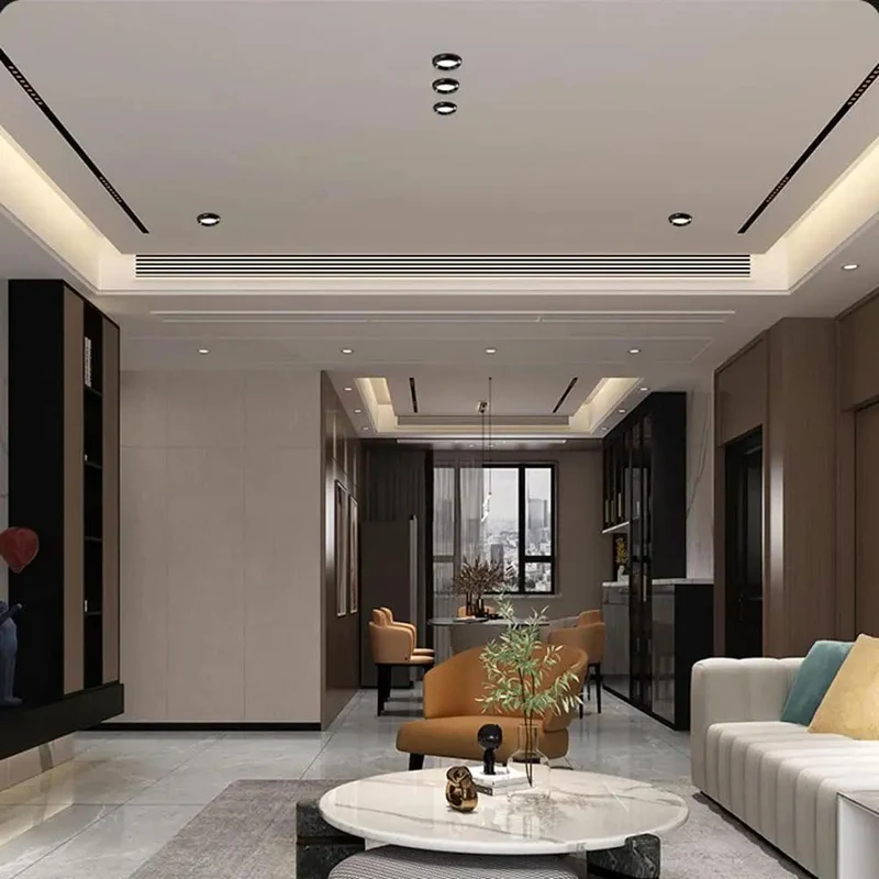 Top Shelf 4.3 Inch Round LED Recessed Downlights With A Sleek Black And Gold Wall Wash Trim, Seven Watt Dimmable Anti Glare Ceiling Lights, Tri Color Temperatures CRI 90 Plus Aluminum Housing No Sweat Easy Install Pack Of Seven