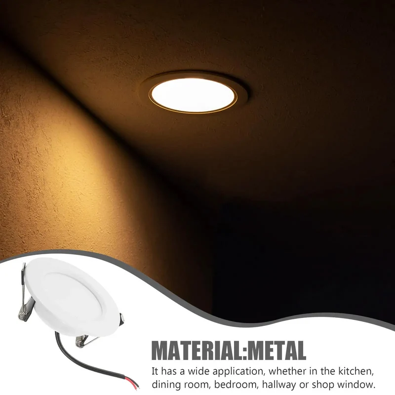 Top Shelf 10 Pack White Led Recessed Downlight Retrofit Kit With Solid Metal Housing Smooth Flush Mount Ceiling Spotlight Delivering Clean Bright Glow For Any Living Room Or Office Setup Straight Outta The Box