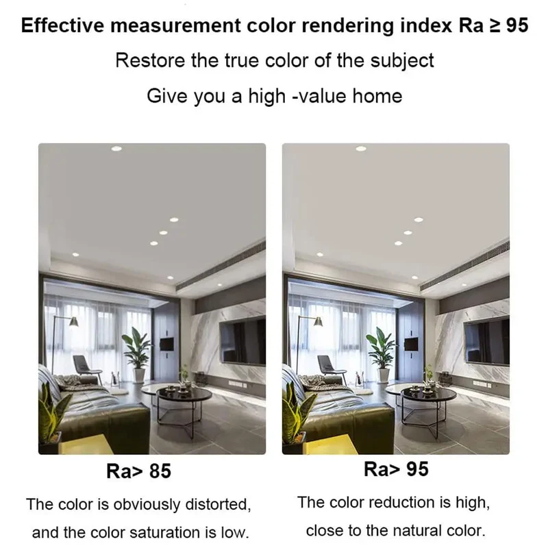 Badass 3.3 Inch LED Recessed Lighting Pack Of 4, Fully Adjustable Directional Downlight For Easy Retrofit Install, Crisp CRI95 Color, Sleek Narrow Rim Design, Total 360 Spin And 30 Degree Tilt, 3000K Warm Glow