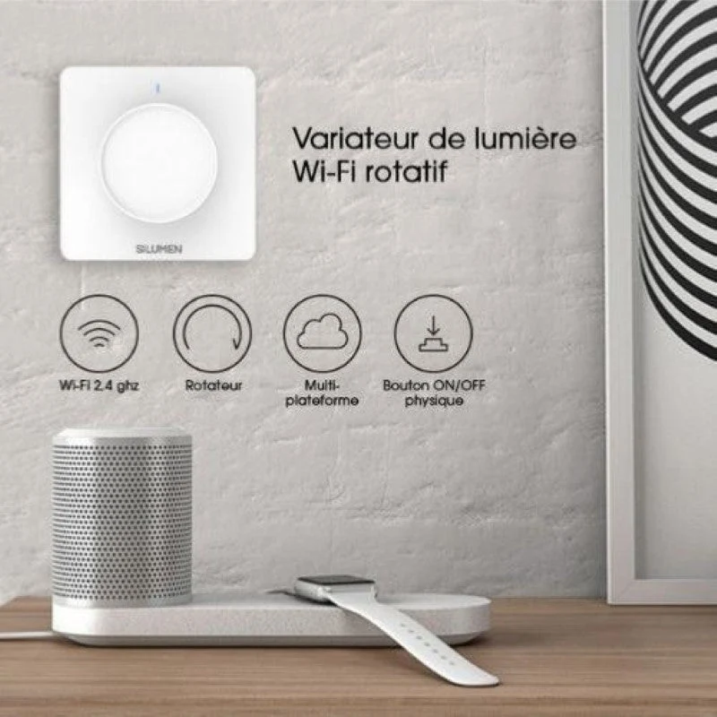 Variateur de Lumière WiFi Rotatif