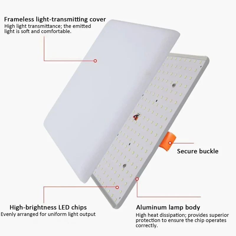 Hella Bright Square Frameless Led Recessed Downlights Delivering A Super Crisp 6000K Glow Easy To Drop Into Any Ceilings For Kitchens Or Living Spaces Featuring A Clean Industrial Look And Snazzy Design