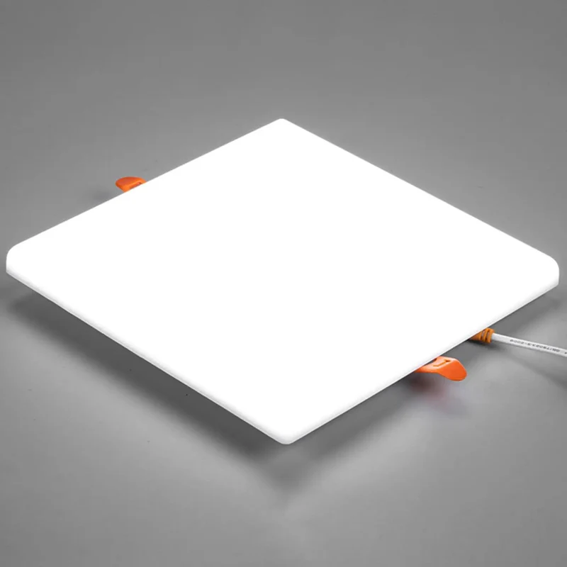 Hella Bright Square Frameless Led Recessed Downlights Delivering A Super Crisp 6000K Glow Easy To Drop Into Any Ceilings For Kitchens Or Living Spaces Featuring A Clean Industrial Look And Snazzy Design