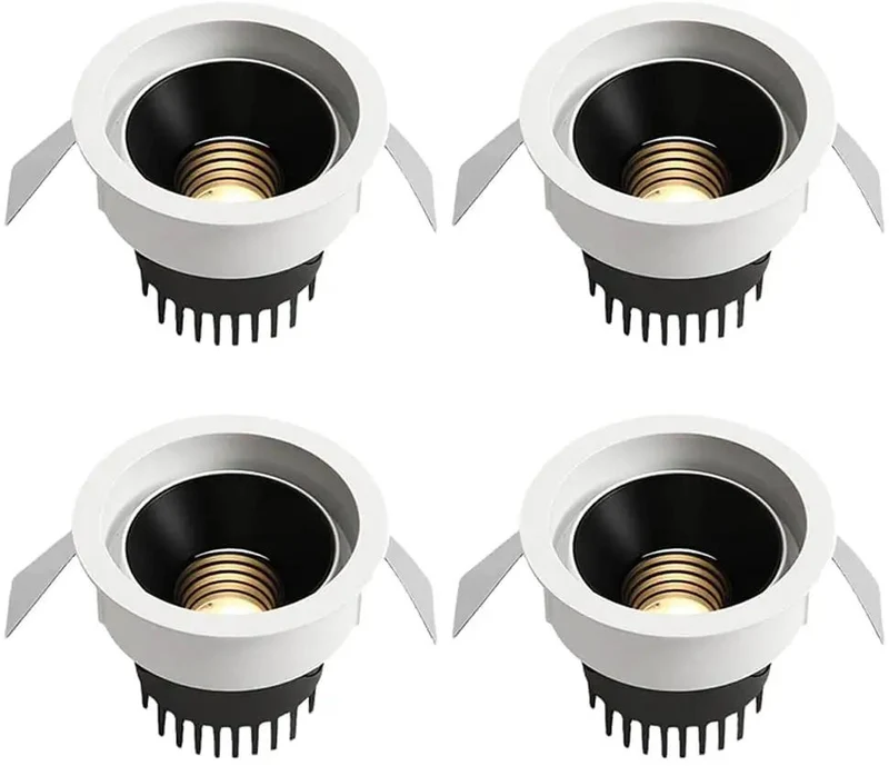 4 Pack 3.5 Inch Led Downlights Retrofit Can Lights Recessed Ceiling Fixtures With Die Cast Aluminum Cooling For Bathrooms Bedrooms Hallways And Kitchens No Fuss Install Smooth Glow Rollout 10W 12W 15W To 3000K 4000K 6000K