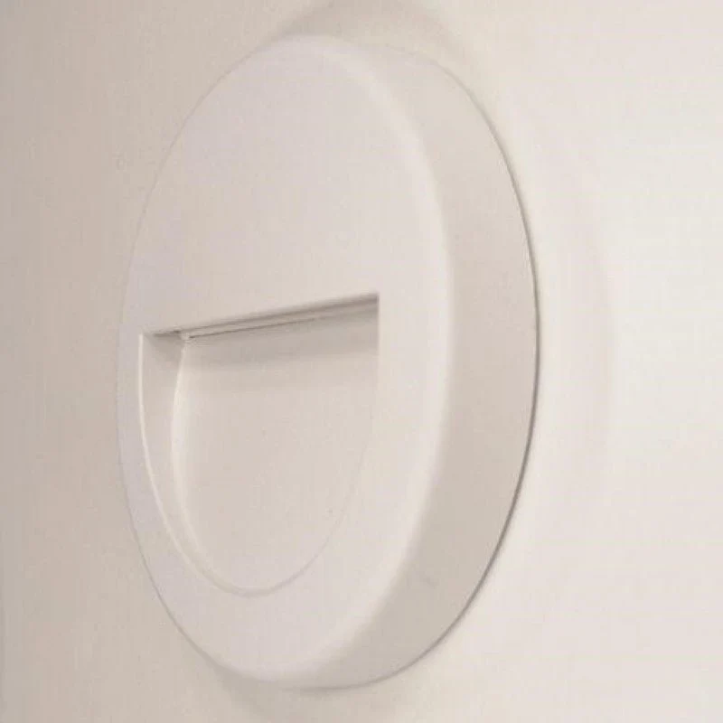 Balise LED Saillie 3W 220V 120° Rond Blanc pour Escalier