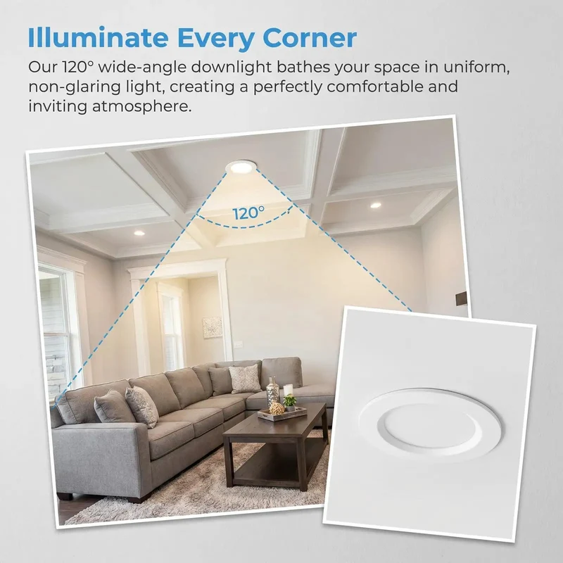 Slick 2 Inch Recessed LED Ceiling Light Kit Ultra Slim 30mm Flush Mount Downlight Hassle Free Retrofit Fixture For Living Rooms Kitchens And Small Businesses With Top Shelf Illumination