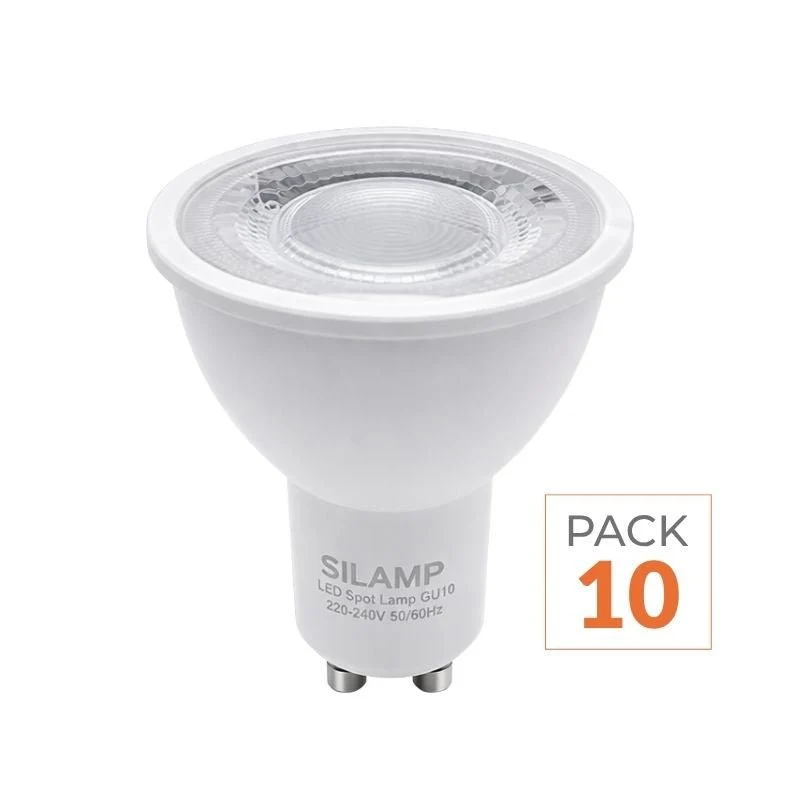 Ampoule LED GU10 Dimmable 8W 220V SMD2835 PAR16 60° - Pack de 10
