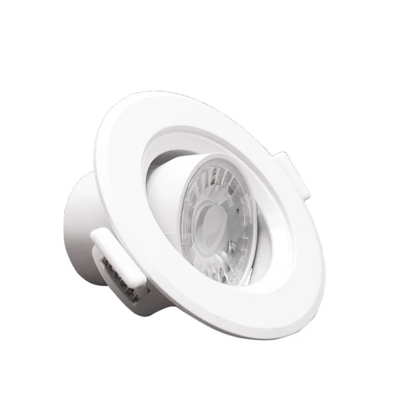 Pack de 10 - Spot LED Encastrable Orientable Rond Blanc 8W