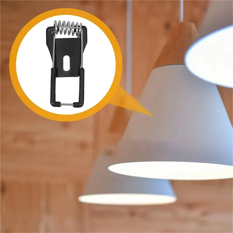 Heavy Duty Spring Clips For Recessed Lighting Badass Hold Metal Bulb Retainer Clamps Super Tight Downlight Fixings No Sweat Install Interior Home Upgrade Top Shelf Fast Fit Pack
