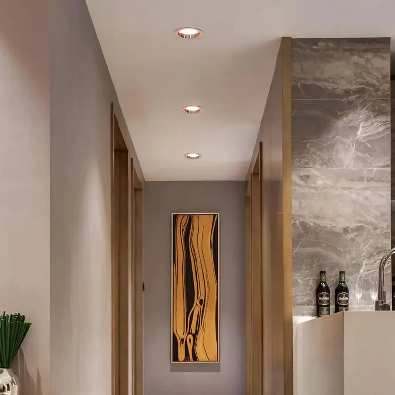 Top Tier Aluminum LED Recessed Can Lights Featuring Adjustable Dimmable Baffle Trim And Switchable 3000K To 6500K Colors For Crisp Ceiling Glow And Quick Plug Play Install