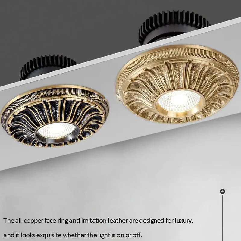 Heavy Duty 6 Pack 4.5 Inch LED Recessed Can Lights Featuring Slick Gold Brass Stripe Trim Smooth Dimming And 3000K To 6000K Custom Color Temp Zero Flicker Residential Fixtures