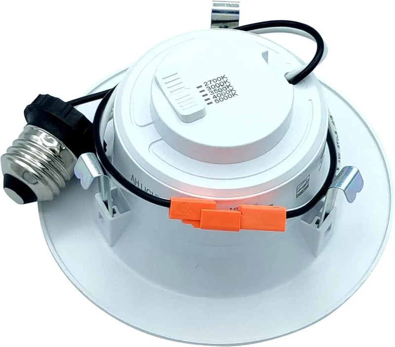 Hassle Free Swap 4 Inch Recessed Dimmable Led Can Light With Switchable 5Cct For Home Ceilings, 9W Delivers 750 Killer Lumens, Smooth Acrylic Dome, Standard E26 Base, Sweet 6 Pack Bundle