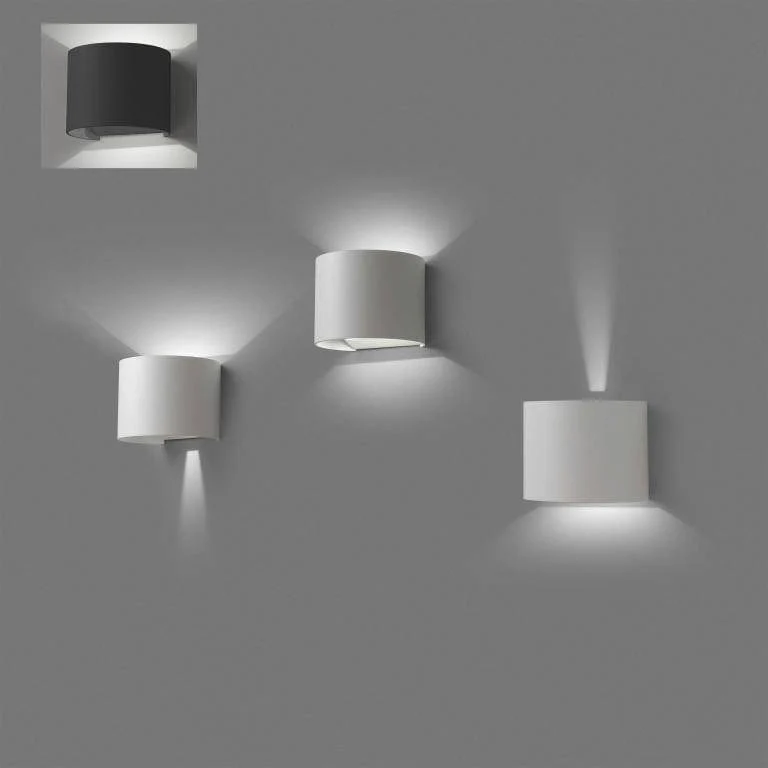 Applique extérieure SUNSET blanche ou anthracite