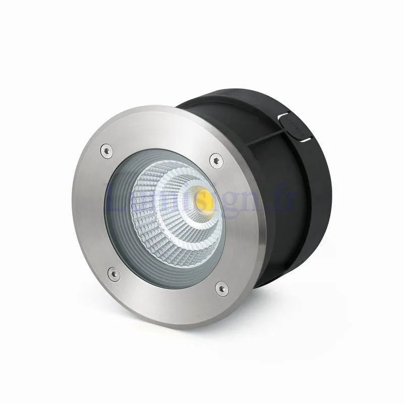Spot sol extérieur inox LED SURIA-12 angle 60°