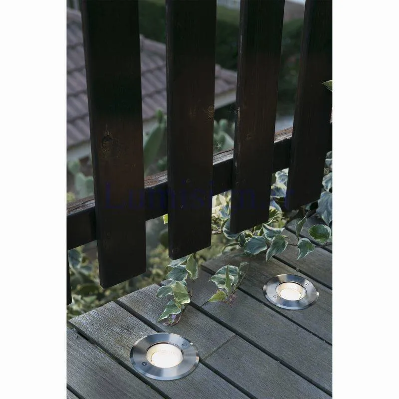 Spot sol extérieur inox LED SURIA-3 angle 60°