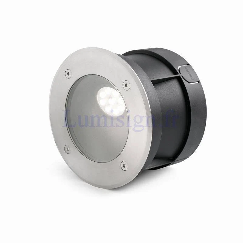 Spot sol extérieur inox LED SALT 9W éclairage sur le côté
