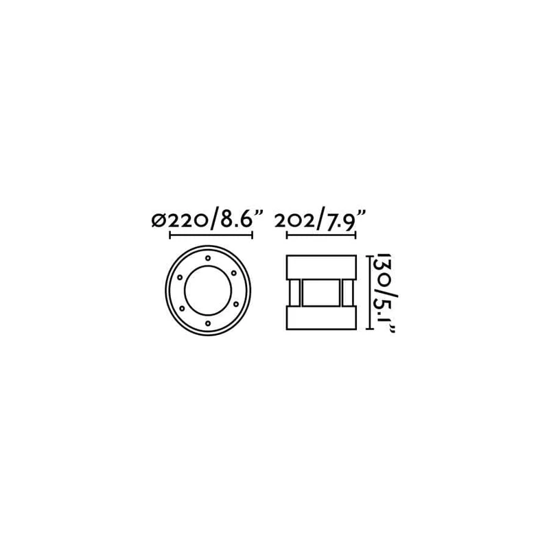 Spot sol extérieur inox LED SURIA-24 angle 60°