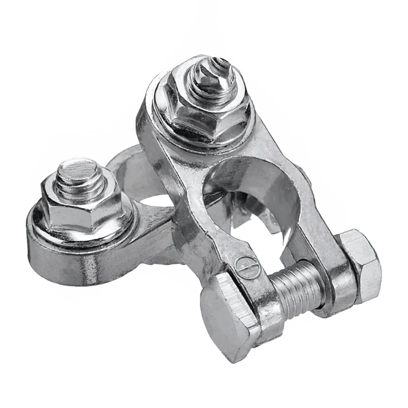 Paire de pinces pour batterie de voiture alliage