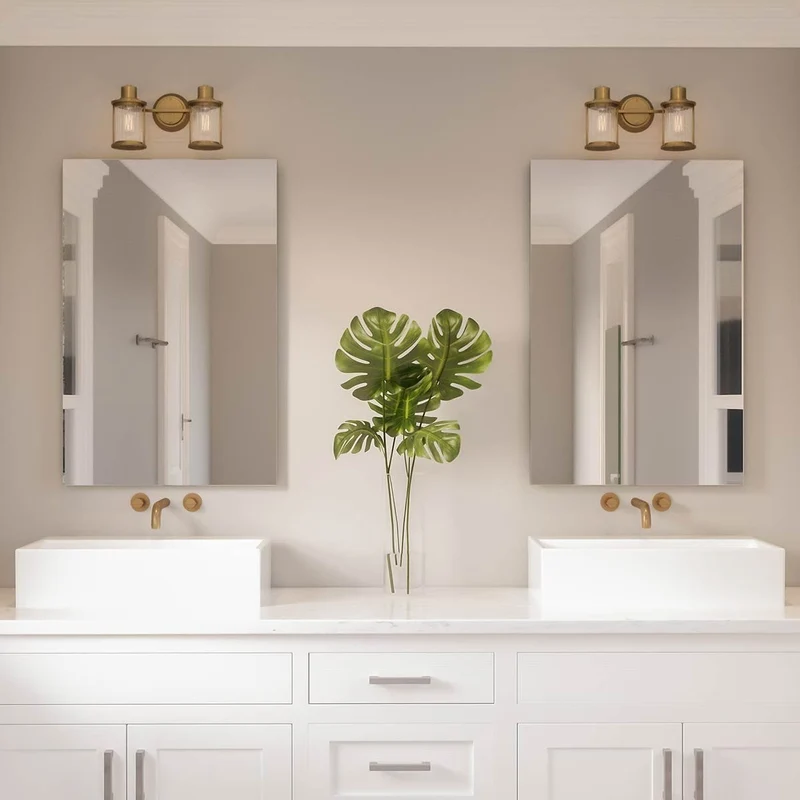 Eclairage Laiton Salle de Bain