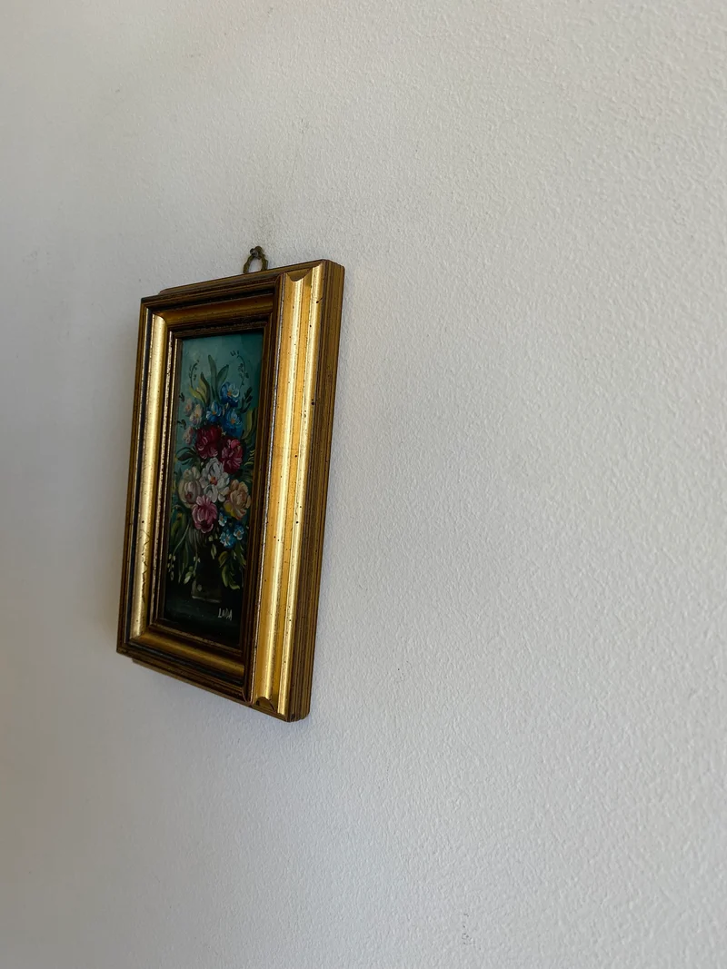 Peintures à l'huile signées miniatures