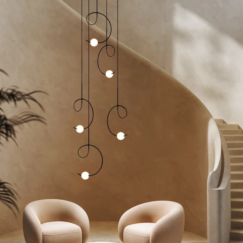 Estiluz Loop Pendant Lamp R70