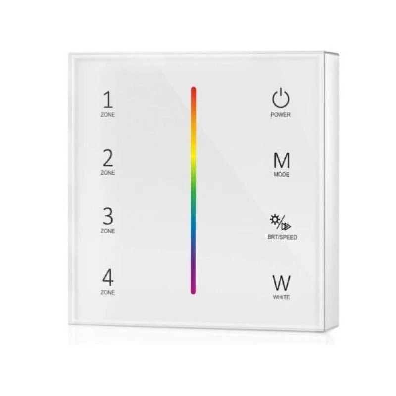 Kit Variateur Tactile RGB Sans Fil 4 Zones et Dimmer RF