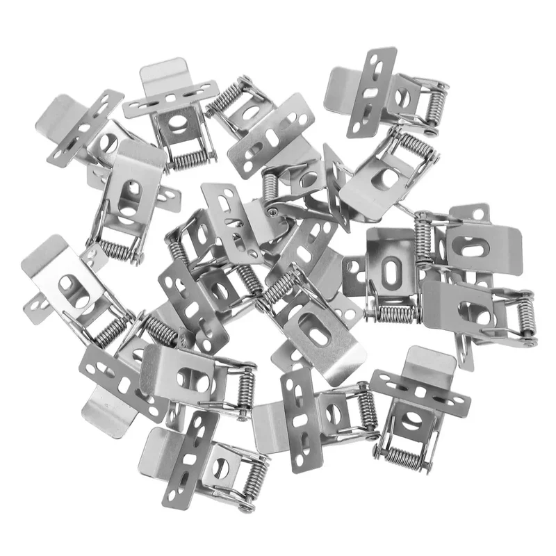 Heavy Duty Galvanized Spring Clips For Recessed Lighting Secure Loose Downlights And Ceiling Panels With A Dang Good Grip Easy Peasy Install No More Wobbly Cans Safeguard Drywall Trim And Keep Fixtures Rock Solid Tight Fit Pack Of 20