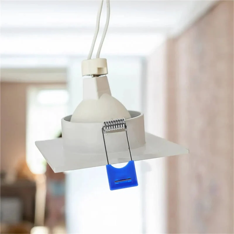 Premium Spring Snap Clips For Recessed Lighting And Downlight Housing Hella Durable Ceiling Mount Brackets With Tough Iron And Steel Build For LED Lamp Fixtures Plus One Hundred Piece Bundle