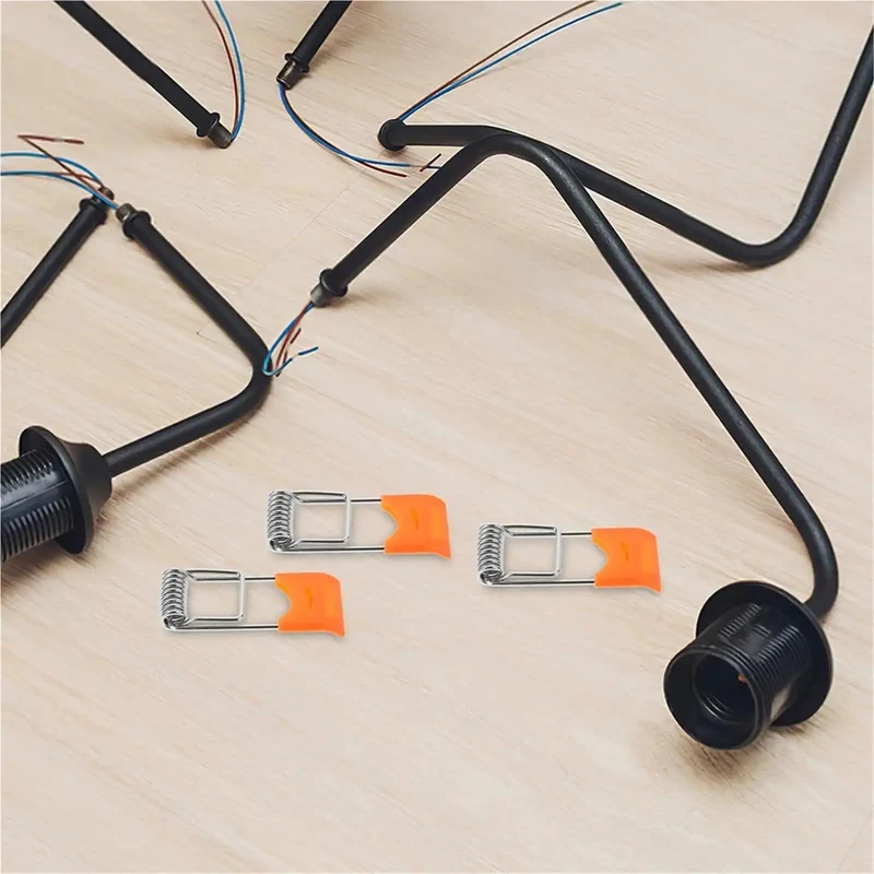 Premium Spring Snap Clips For Recessed Lighting And Downlight Housing Hella Durable Ceiling Mount Brackets With Tough Iron And Steel Build For LED Lamp Fixtures Plus One Hundred Piece Bundle
