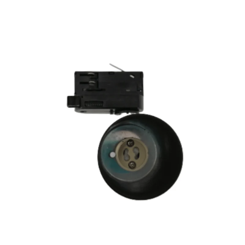 Spot LED sur Rail Triphasé NOIR pour Ampoule GU10
