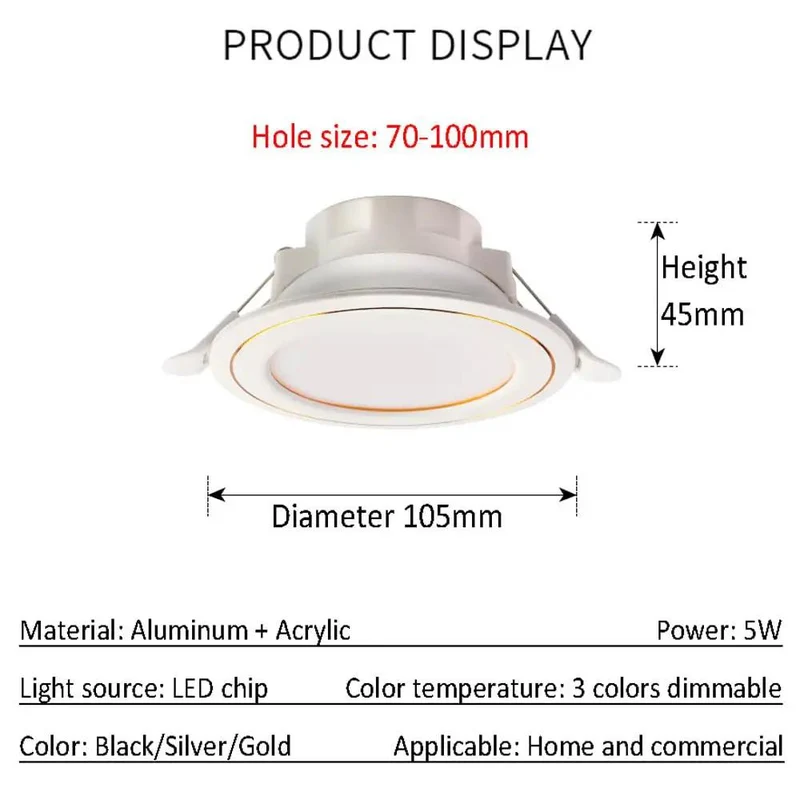 Badass 4 Inch Led Recessed Lighting Trim Kits Dimmable Downlights Hella Bright Aluminum Housing Seamless Retrofit Install Super Cool Ceiling Glow Solutions For Everyday Living