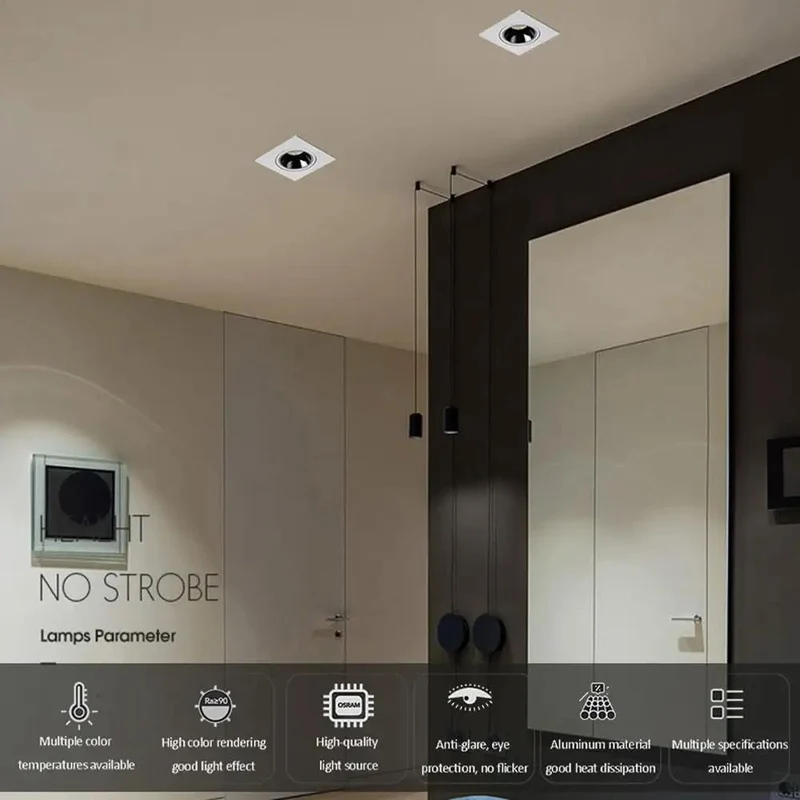 Slick 3.3 Inch Retrofit Led Recessed Light With Flicker Free Dimmable Driver And Cri 90 Plus Delivers Killer Adjustable Directional Glow Inside Heavy Duty Aluminum Housing Designed To Slash Energy Costs While Blocking Harsh Glare For That Tight Modern