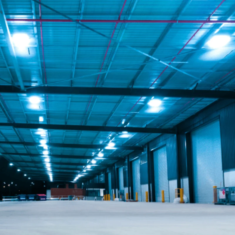 Suspension Industrielle 150W HighBay UFO LED Samsung IP65 Garantie 5 Ans