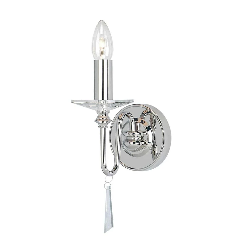 Applique murale vintage chrome